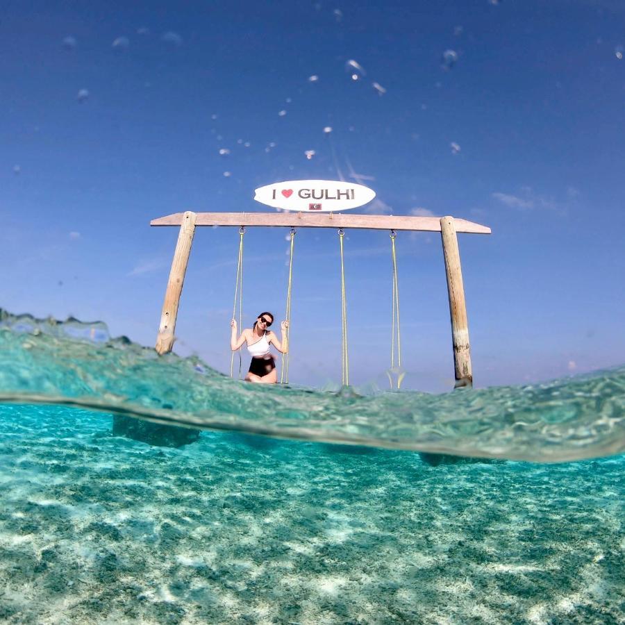 Beach Walk Villa Maldives Gulhi Bagian luar foto